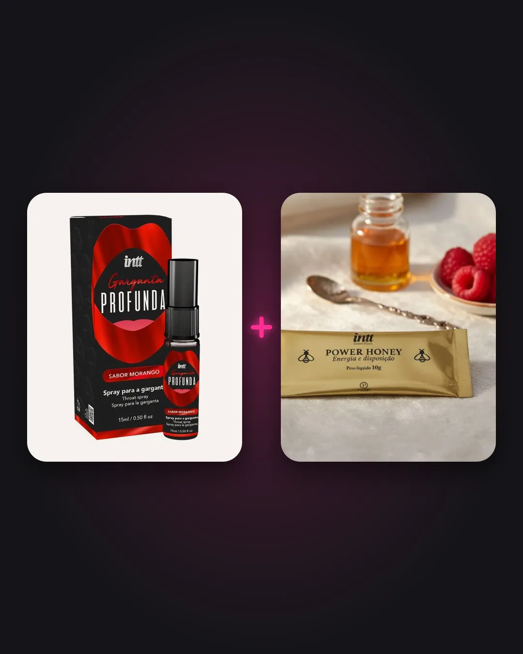 Kit Garganta Profunda + Power Honey