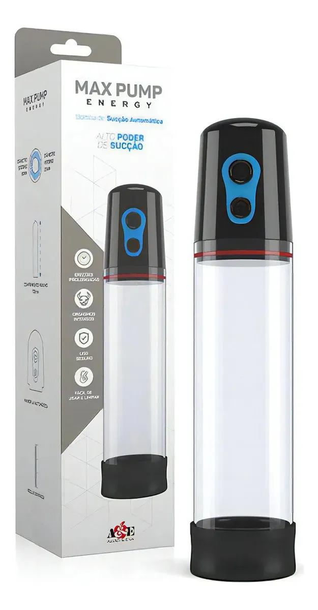 Bomba Peniana Elétrica com Sucção Automática - Max Pump Energy